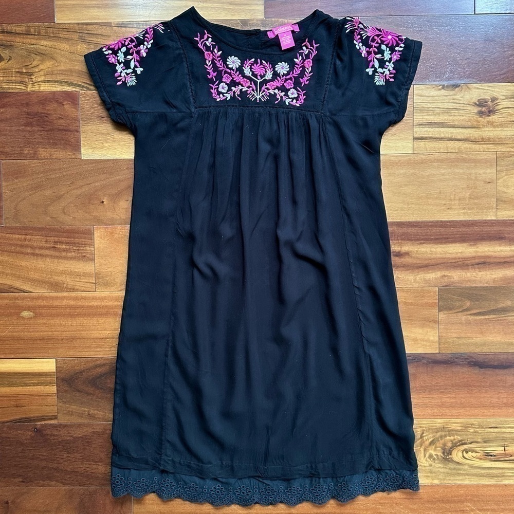 Catherine Malandrino Embroidered Floral Dress